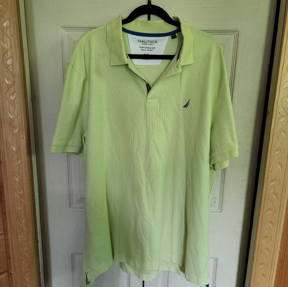 Nautica Light Green Polo Shirt